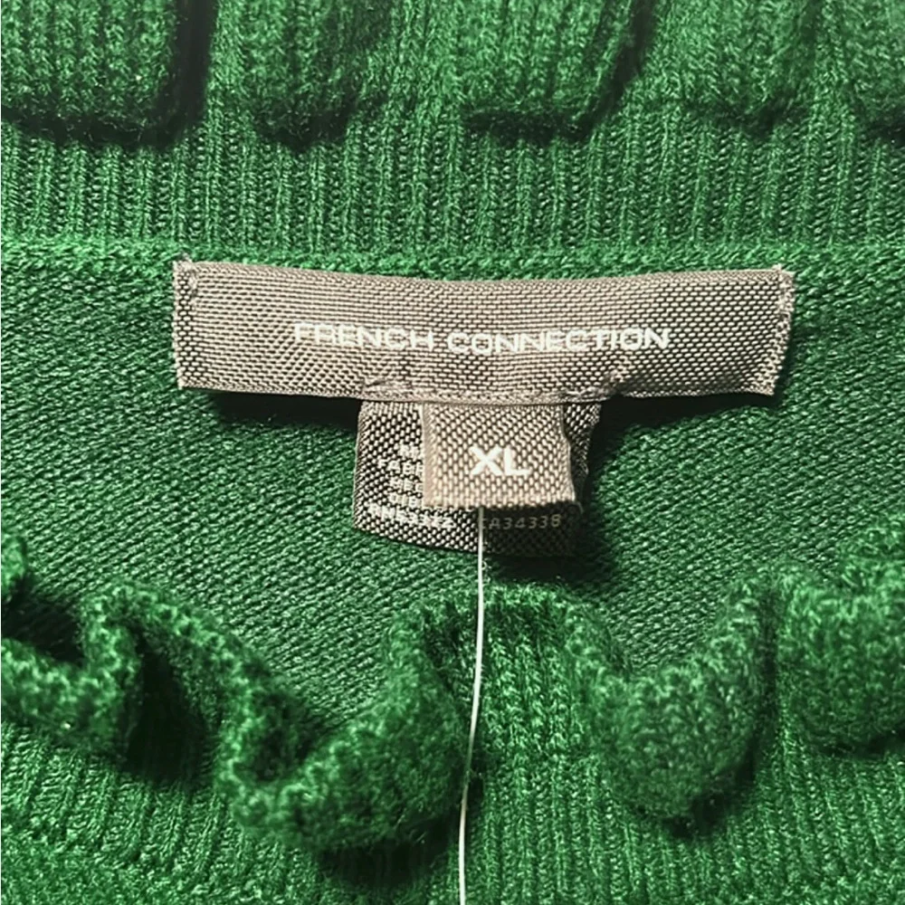 Green Ruffle Sweater - Picture 7 of 8